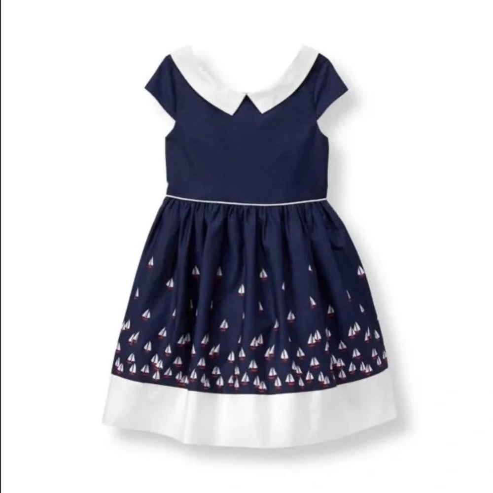 Janie and Jack Sailboat Dress Size 6-9 Months